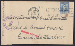 PM 44 - 4/12/1941 - Military Post. Cover Sent From New Zealand To Switzerland. New Zealand Censorship And Label. - Storia Postale