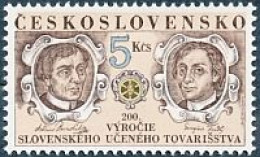 ** 3023 Czechoslovakia Slovenské Učené Tovarišstvo 1992 Slovak Learned Society 200th Centenary - Nuevos
