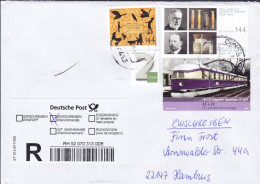 Registered Einschreiben Label DINKLAGE 2019? Cover Brief Lettre Hans Christian Andersen Lokomotive Chemo Serum - Covers & Documents