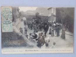 Mont St Martin , La Grève Dans Le Bassin De Longwy , L'enterrement De L'ouvrier Tué - Mont Saint Martin