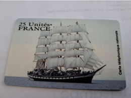 FRANCE/FRANKRIJK /25 FF/  PREPAID/  BIG SAIL SHIP  / MINT      ** 16802** - Per Cellulari (telefonini/schede SIM)