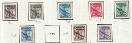 ST-PIERRE-ET-MIQUELON - Faune, Morue, Tbre-taxes - Y&T N° 32, 34-38, 40,41 - 1938 - MH - Unused Stamps