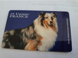 FRANCE/FRANKRIJK /25 UNITS /  PREPAID/  DOG LASSIE DOG     / MINT      ** 16808** - Voorafbetaalde Kaarten: Gsm