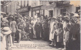 EURE LE NEUBOURG HOTEL DE BEUVRON RECEPTION DE LA CENTENAIRE DE STE COLOMBE LA CAMPAGNE Mme PAILLOT - Le Neubourg