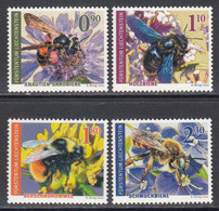 2022 Liechtenstein Bees Insects  Complete Set Of 4 MNH @  BELOW FACE VALUE - Unused Stamps