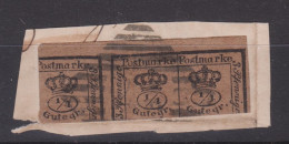 Braunschweig MiNr. 9  Briefstück, Nummernstempel "47" Von WOLFENBÜTTEL  (0451) - Brunswick