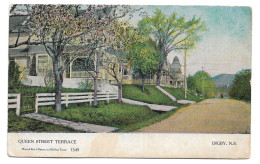 Postcard Canada Nova Scotia Digby Queen Street Terrace Houses Posted - Altri & Non Classificati