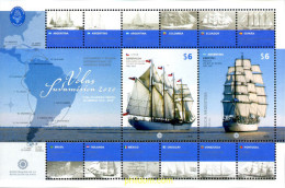 247899 MNH ARGENTINA 2010 REGATA - VELAS SUDAMERICA 2010 - Ongebruikt