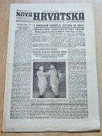 Nova Hrvatska 1943 Br. 276 NDH Croatia Ustasa Newspaper, Ante Paveluc, Juraj Bobinac - Andere & Zonder Classificatie