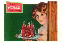 Coke Coca-Cola Poster Advertising Postcard 1997 - Advertising