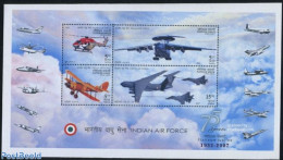 India 2007 Airforce S/s, Mint NH, Transport - Helicopters - Aircraft & Aviation - Neufs