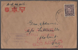 PM 73 - 27/5/1944 - Military Post. Cover Sent From Australia To Tasmania. Australian Censorship. - Lettres & Documents