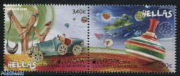 Greece 2015 Europa, Old Toys 2v [:], Mint NH, History - Transport - Various - Europa (cept) - Automobiles - Aircraft &.. - Ungebraucht