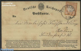 Germany, Empire 1872 Postcard From Goerlitz To Berlin, Postal History - Covers & Documents