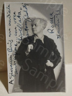 Italia Cartolina Foto Signed Autografo Artista Teatro Gianfranco Giachetti 1931 - Theatre
