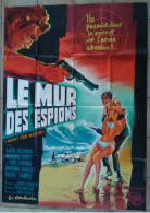 AFFICHE CINEMA FILM LE MUR DES ESPIONS Wendell COREY Gerd OSWALD 1966 TBE BELINSKY POLICIER - Affiches & Posters