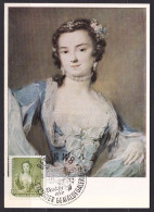 GERNAMY/DDR.  1957/Paintings, Rosalba Carriera/maxi-card. - Cartoline Maximum
