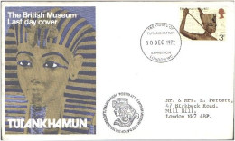 Tutankhamun ToutanKamon FDC Cover Booth Cat Value 100 GB Pounds ( A80 637) - Egittologia