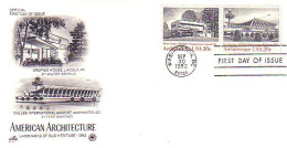 US Architecture 1982 FDC Cover ( A80 375) - Monuments