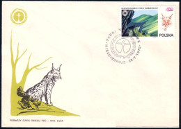 Pologne Lynx FDC ( A81 872) - Félins