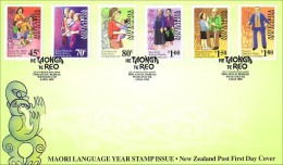 New Zealand Langue Des Maori Language Aborigene FDC ( A81 340) - Autres & Non Classés