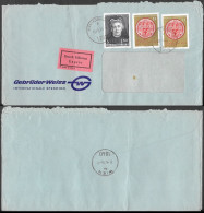 Austria Wien Express Cover Mailed 1974. Writer Bertha Suttner Stamp - Storia Postale