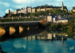 37 - Chinon - La Vienne, Le Pont Dont Les Piles Remontent Au XIIe S. Et Le Château - Carte Neuve - CPM - Voir Scans Rect - Chinon