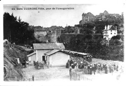 Gare UZERCHE Ville - Jour De L'inauguration ( Photo) - Uzerche