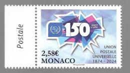 Monaco 2024 - 150ème Anniversaire De L'Union Postale Universelle ** - Unused Stamps