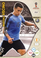 352 Matias Vecino - Uruguay - Panini Adrenalyn XL FIFA World Cup Russia 2018  Carte Football - Trading Cards
