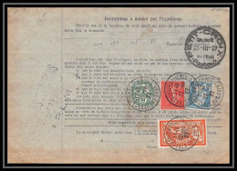 25228/ Bulletin D'expédition France Colis Postaux Fiscal Strasbourg 4 Pour Cannes 1927 Merson N°245 Valeur Déclarée - Lettres & Documents