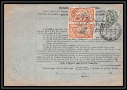 25067 Bulletin D'expédition France Colis Postaux Fiscal Haut Rhin 1927 Strasbourg Blanc + Merson 145 Alsace-Lorraine  - Storia Postale