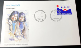 1993 Red Cross  Michel GL 236 Stamp Number GL B17 Yvert Et Tellier GL 224 Stanley Gibbons GL 253 Ersttagsbrief - Covers & Documents