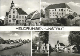 71071040 Heldrungen Unstrut Rathaus Wasserburg Thomas-Muentzer-Gedenkstein Heldr - Heldrungen