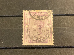 GB 1883-84 2/-6d Lilac Wmk Anchor (S 1044) - Gebruikt
