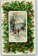 10365051 - Passepartout Merry Christmas AK - Autres & Non Classés