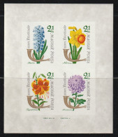 HONGRIE - BLOC N°45 ** NON DENTELE (1963) Fleurs - Blocks & Sheetlets