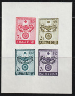 HONGRIE - BLOC N°54 ** NON DENTELE (1965) Année De La Coopération Internationale. - Blocks & Sheetlets