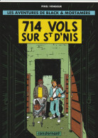 Affichette PIXEL VENGEUR Pastiche Tintin Vol 714 Tales From The Crypt (Black Et Mortamère - Plakate & Offsets