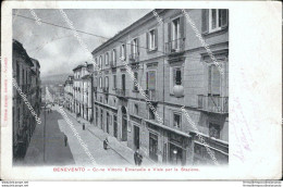 Az281 Cartolina Benevento Citta' Corso Vittorio Emanuele  Viale Per La Stazione - Benevento