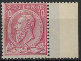 [** SUP] N° 46, 10c Rose/bleuté, Bdf - Fraîcheur Postale - Cote: 70€ - 1884-1891 Leopold II