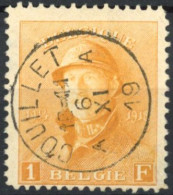 [O SUP] N° 175, Superbe Obl Centrale - Couillet - Cote: 55€ - 1919-1920 Roi Casqué
