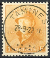 [O SUP] N° 175, Superbe Obl Centrale - Tamines - Cote: 55€ - 1919-1920  Re Con Casco