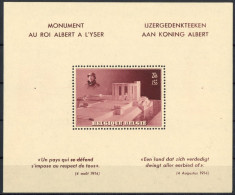 [** SUP] Bloc 8A, Monument Albert Sans Oblitération - Fraîcheur Postale. Rare - Cote: 1750€ - 1924-1960