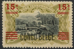 [** SUP] N° 87A, 15c/50c 'Congo Belge' Typo - Fraîcheur Postale - Cote: 210€ - Ungebraucht