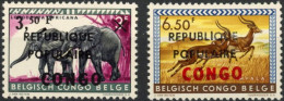 [** SUP] Stanleyville : N° 7/8, Faune, La Série Complète - Fraîcheur Postale. Rare - Cote: 765€ - Unused Stamps