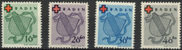 [** SUP] Baden : N° 38/41, Croix-Rouge - Cote: 120€ - Baden