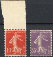 [** SUP] N° 135/36, Inscriptions Maigres - Fraîcheur Postale - Cote: 498€ - 1903-60 Semeuse Lignée