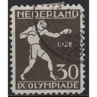 Niederlande 1928 Olympische Sommerspiele Amsterdam 212 Gestempelt - Usati