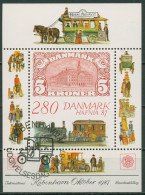 Dänemark 1987 Int. Briefm.-Ausstellung HAFNIA '87 Block 7 Gestempelt (C17496) - Blocks & Sheetlets